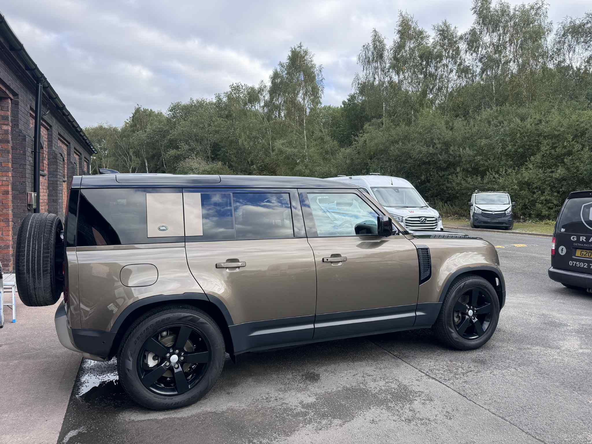 A Dirty VW Passat after a mobile valeting service in Stoke-on-Trent - wheel